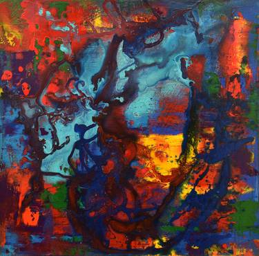Print of Expressionism Abstract Paintings by Maria Angela Sarchiello