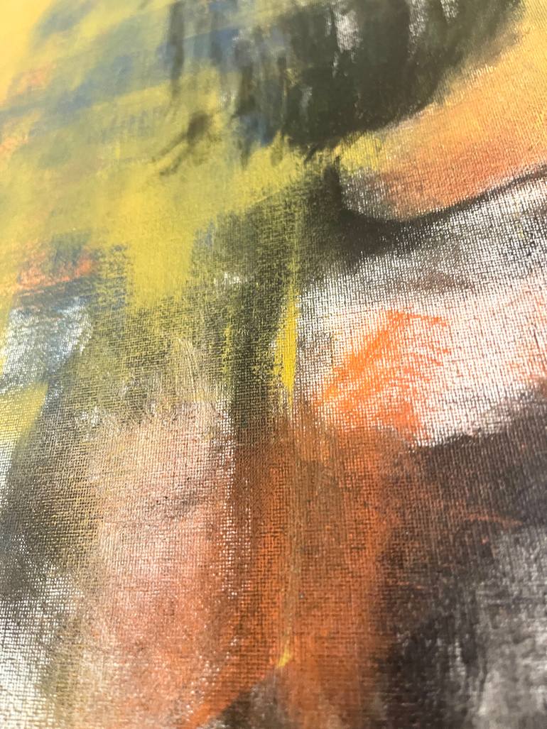 Original Figurative Nude Painting by Amrit Ramnath