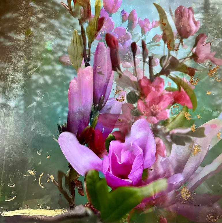 Original Abstract Floral Digital by Tiffany Insalaco