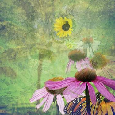 Print of Abstract Botanic Digital by Tiffany Insalaco