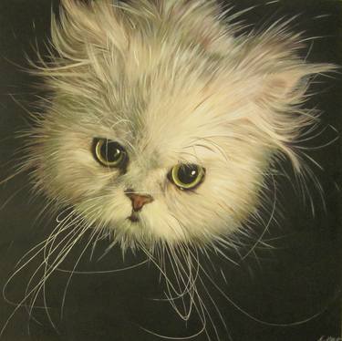 Print of Cats Paintings by Serap Kokten