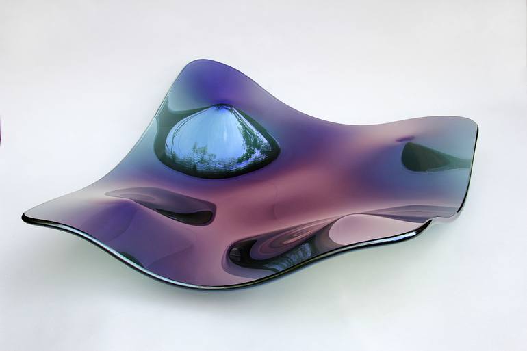 Original Art Deco Geometric Sculpture by Tetiana Dosiak