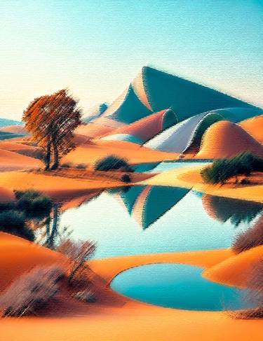 Print of Landscape Digital by Maria de Andrés