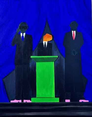 Original Figurative Politics Paintings by Natasha Kochart