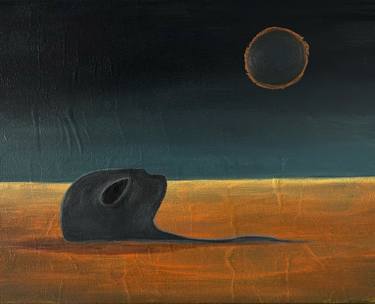 Original Abstract Outer Space Painting by Natasha Kochart