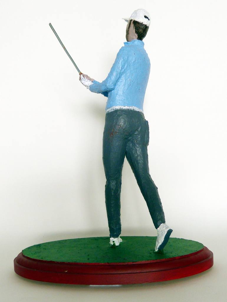Original Sports Sculpture by Álvaro Guijarro