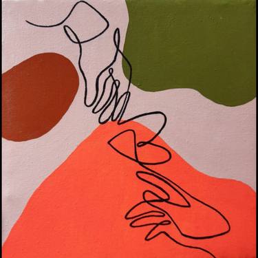 Original Abstract Expressionism Love Drawings by Sidra Waheed