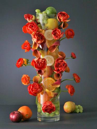 Floral Art : "Supreme Stage" *Real flowers. thumb