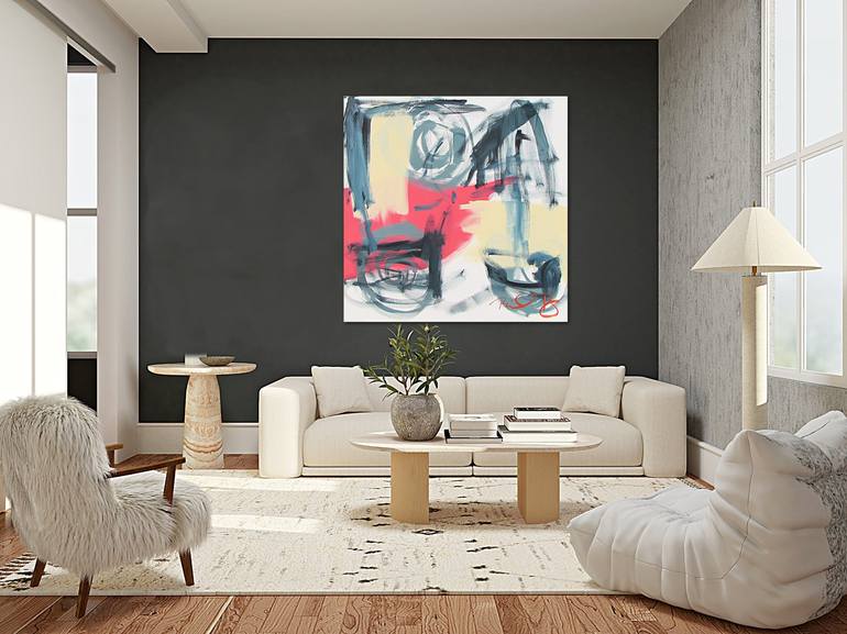 Original Fine Art Abstract Painting by Richard Ray