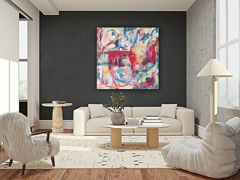 Original Abstract Expressionism Abstract Painting by Richard Ray