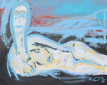 Original Abstract Nude Paintings by Richard Ray