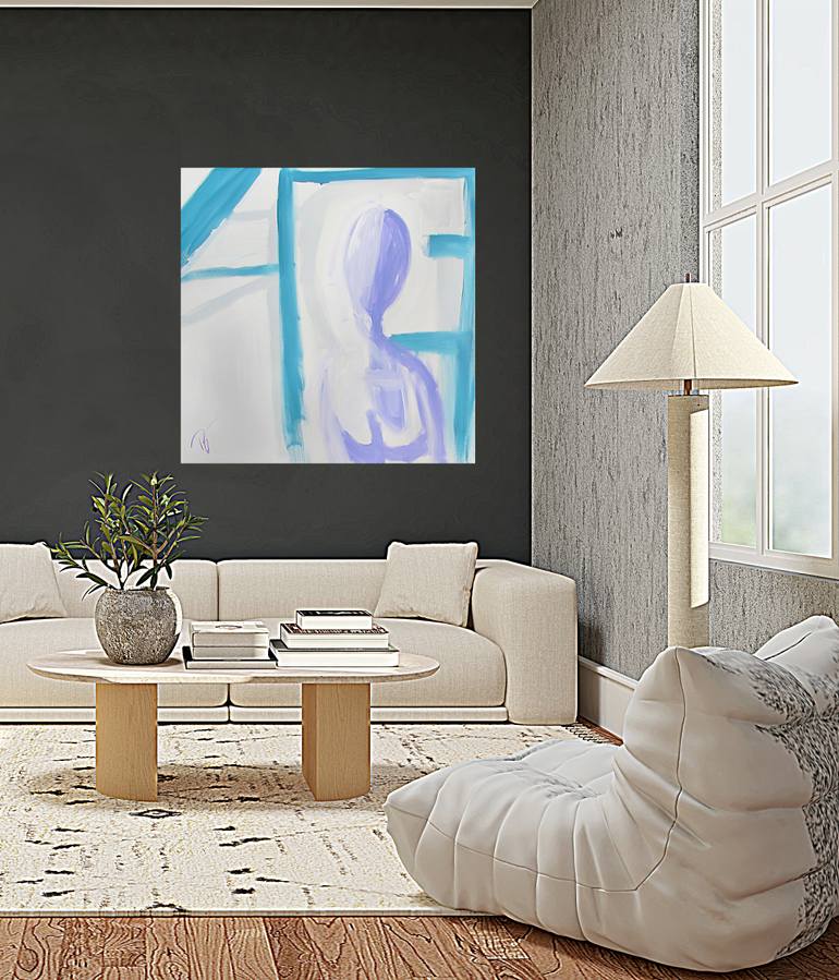Original Abstract Expressionism Abstract Painting by Richard Ray