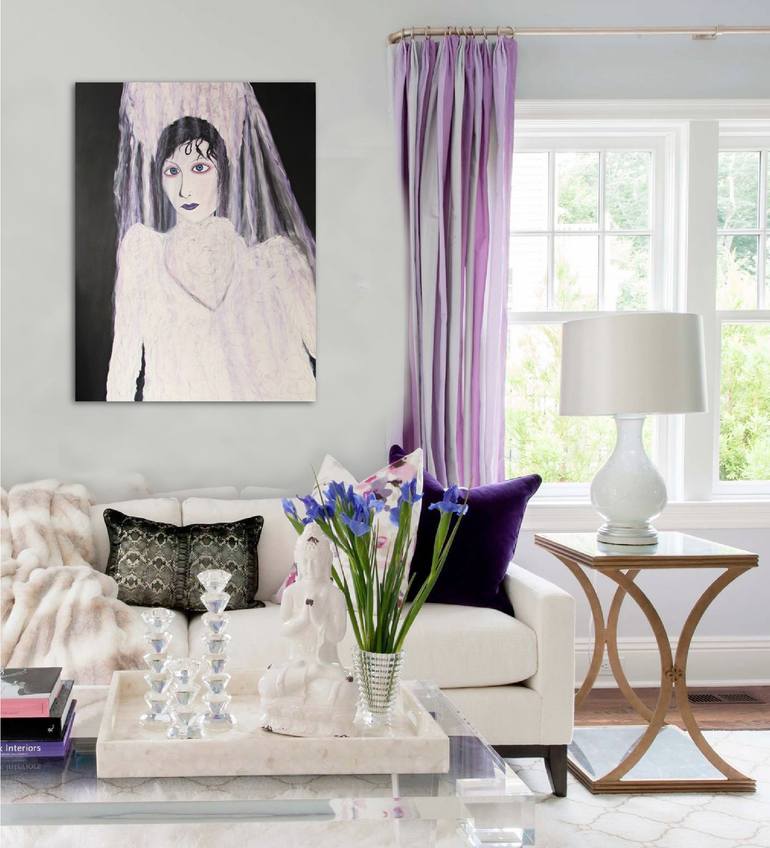 Original Abstract People Painting by Richard Ray