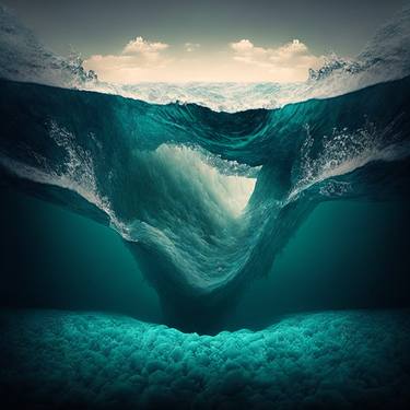 Print of Water Digital by Stuart Pearson