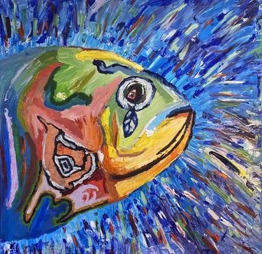 Original Fish Paintings by Renard Philippe