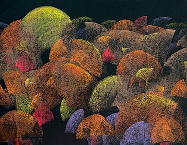 Original Expressionism Landscape Drawings by Deke Wightman