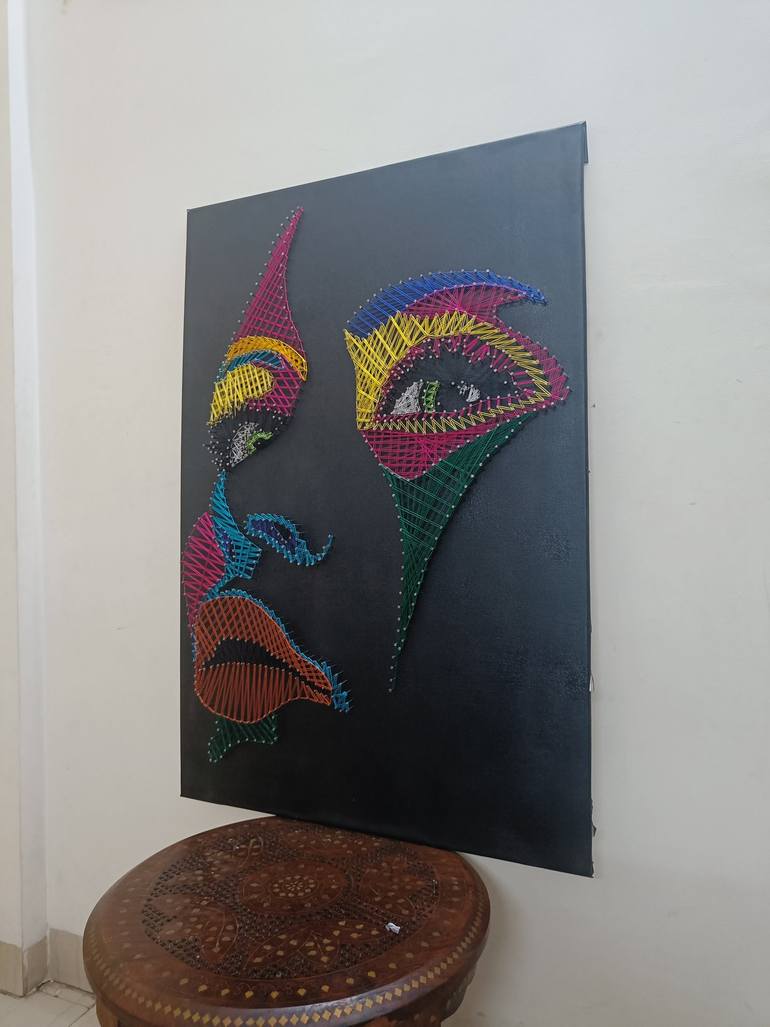 Original Abstract Expressionism Abstract Sculpture by Komal Vashishtha