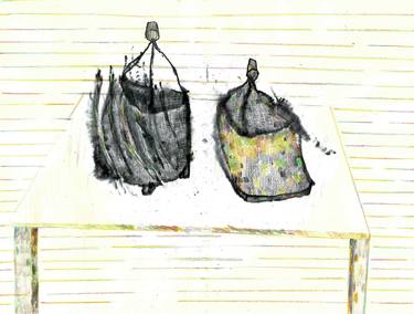 Original Still Life Drawings by Theo the Fifth