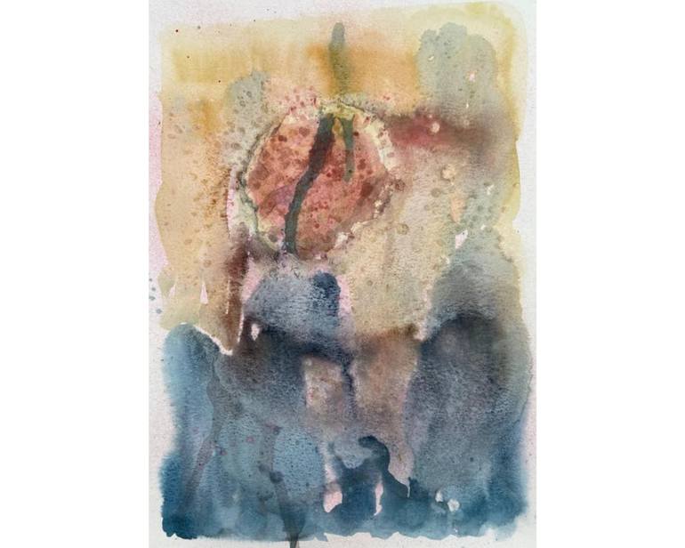 Original Abstract Expressionism Abstract Painting by Raquel Lisboa