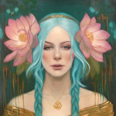 Original Expressionism Fantasy Paintings by Meredith Marsone