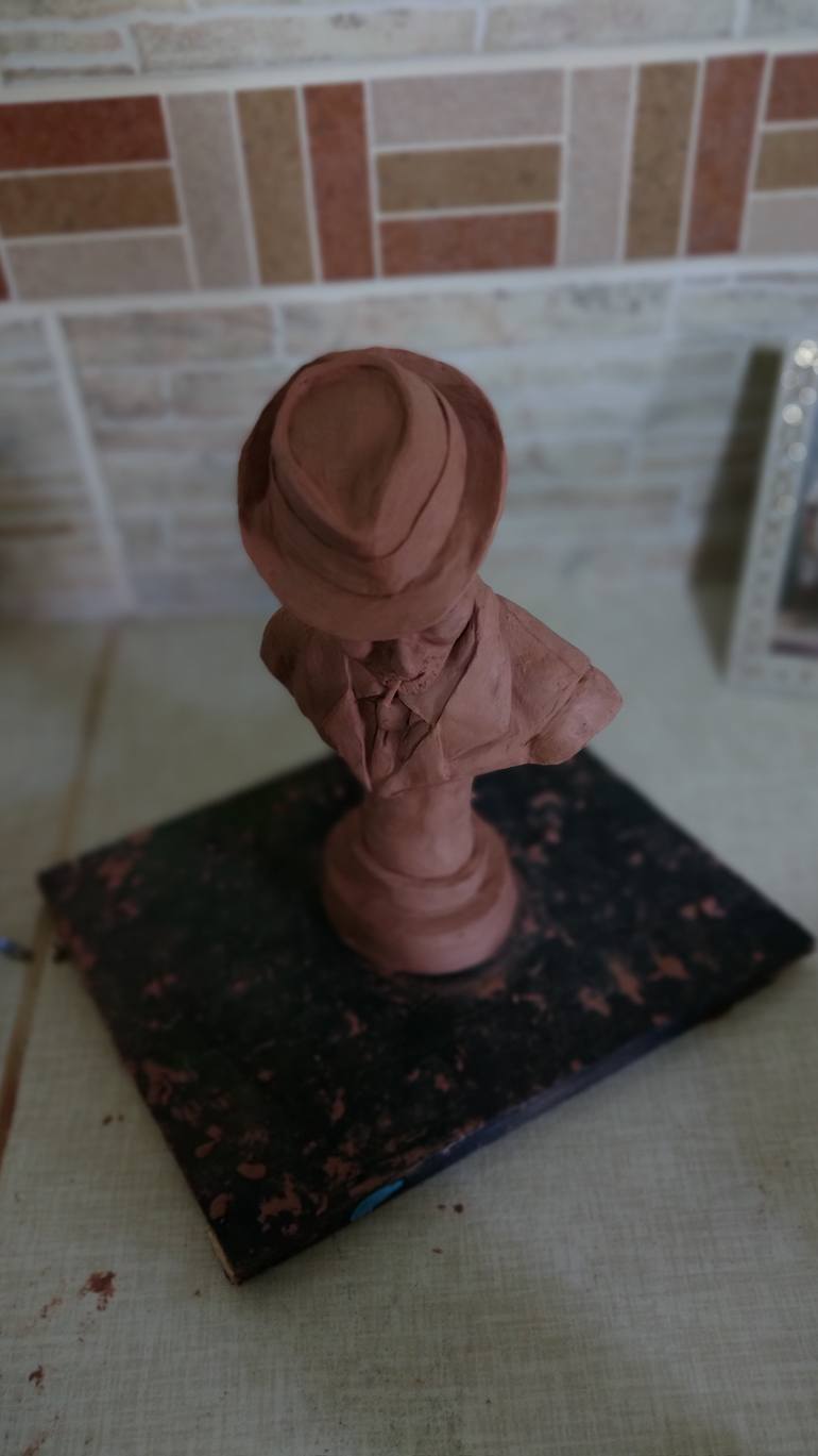 Original Realism Pop Culture/Celebrity Sculpture by Rafael Xaka