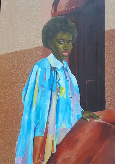 Print of Figurative Women Paintings by Olakunle Ayoola