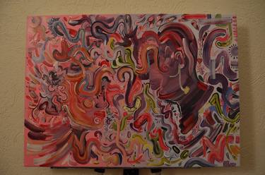 Original Abstract Painting by Rusu Beatrice