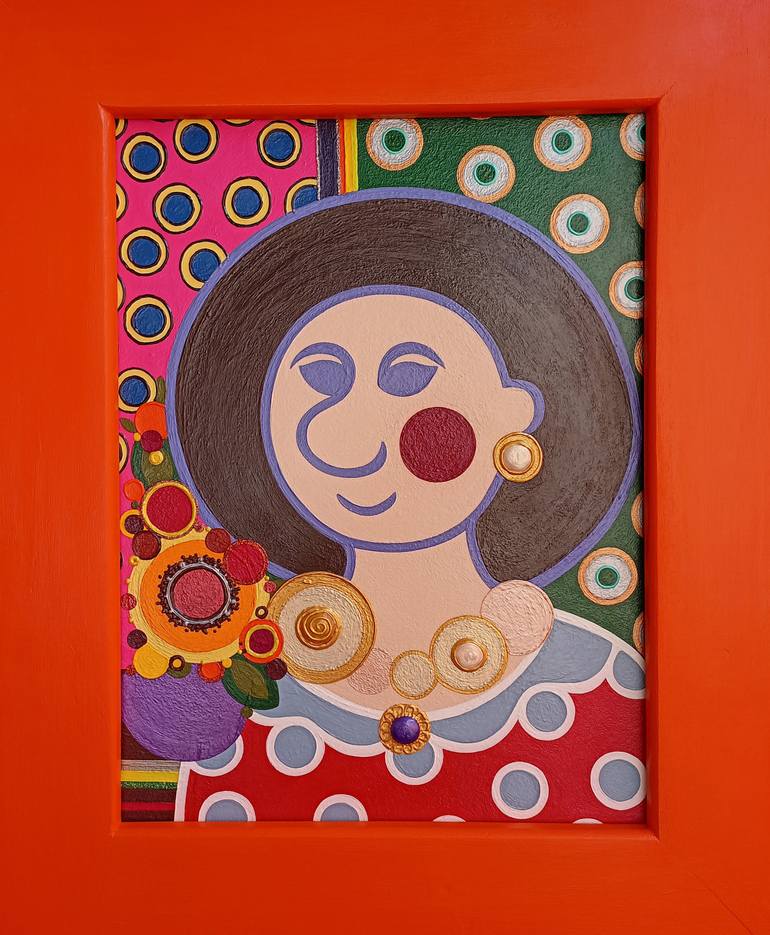 Original Contemporary Women Drawing by Yuliia Kolomiiets