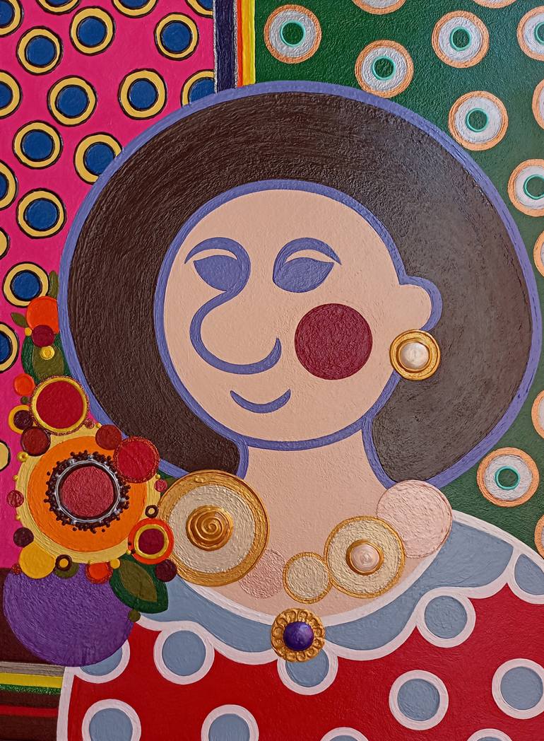 Original Contemporary Women Drawing by Yuliia Kolomiiets