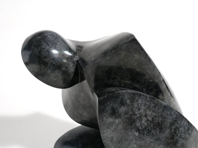 Original Body Abstract Sculpture by Nathalie Miquel