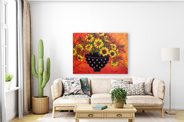 Original Contemporary Floral Painting by Karen Rieger