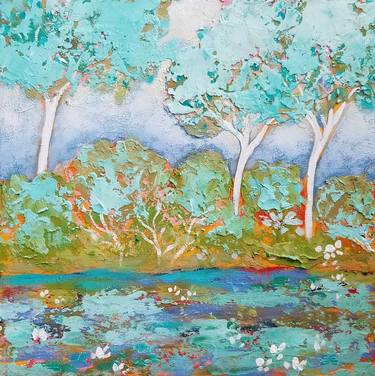 Original Impressionism Landscape Paintings by Karen Rieger