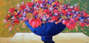Original Impressionism Floral Paintings by Karen Rieger