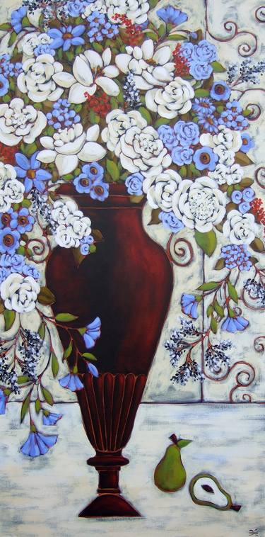 Original Floral Paintings by Karen Rieger