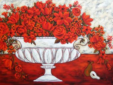 Original Impressionism Floral Paintings by Karen Rieger