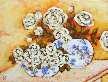 Original Floral Paintings by Karen Rieger