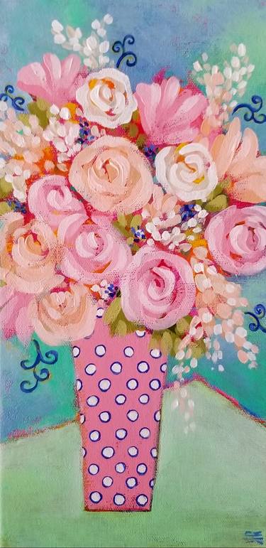 Original Floral Paintings by Karen Rieger