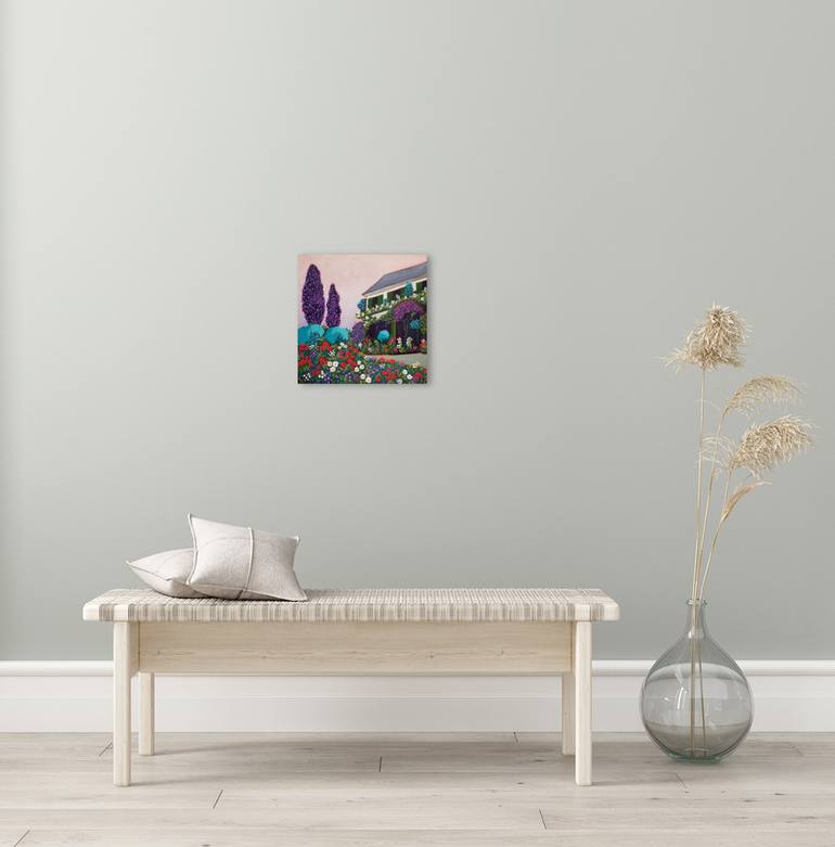 Original Expressionism Landscape Painting by Karen Rieger