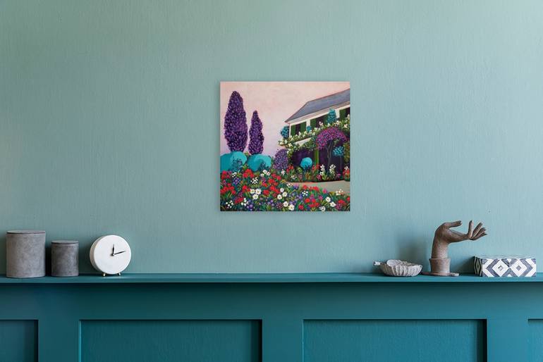 Original Expressionism Landscape Painting by Karen Rieger