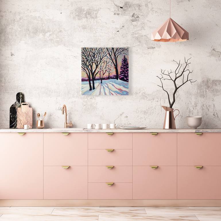 Original Impressionism Landscape Painting by Karen Rieger
