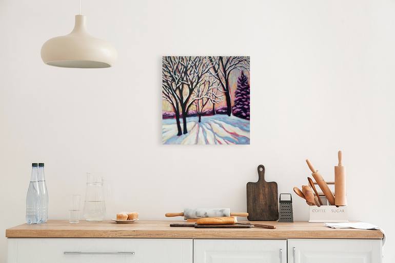 Original Impressionism Landscape Painting by Karen Rieger