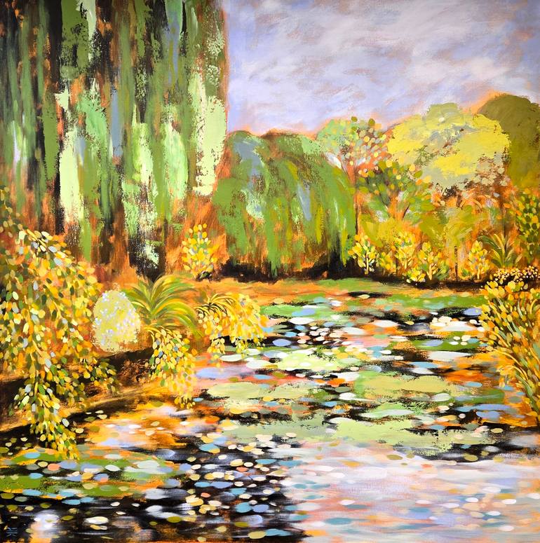 Willow Song Painting by Karen Rieger | Saatchi Art