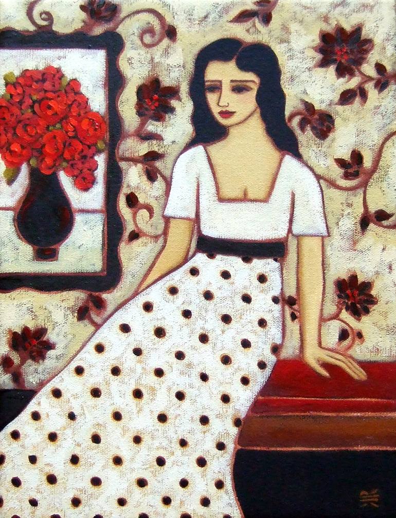Original Impressionism Women Paintings by Karen Rieger