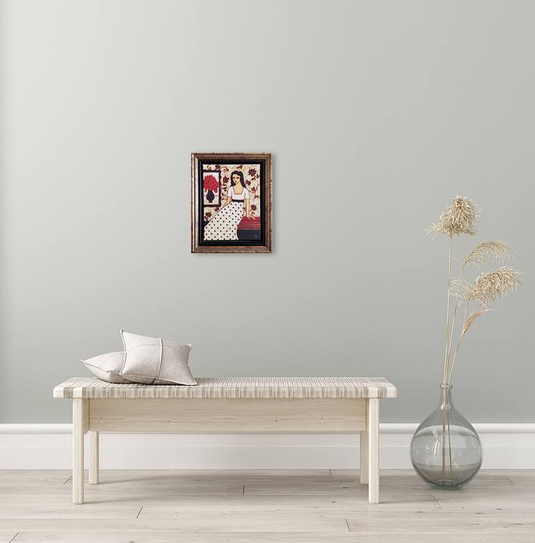 Original Figurative Women Painting by Karen Rieger