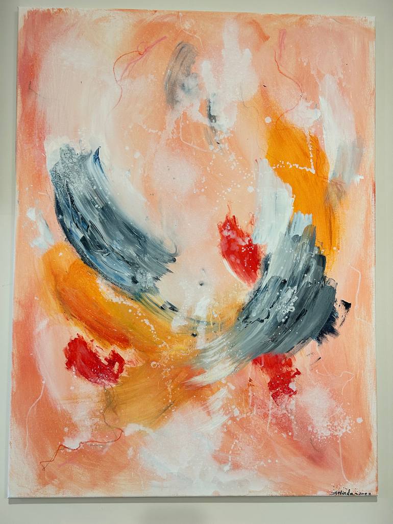 Original Abstract Expressionism Abstract Painting by Melinda Omalley