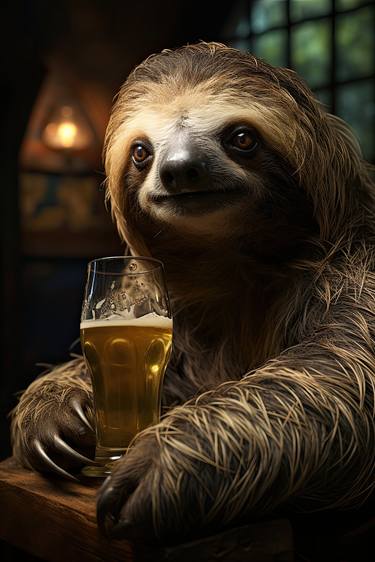 Pub Sloth Portrait thumb