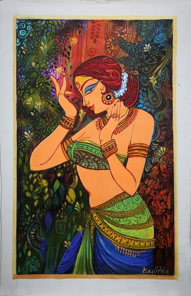 Print of Classical mythology Paintings by Kavitha Balakrishnan