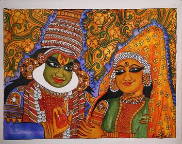 Original Classical mythology Paintings by Kavitha Balakrishnan