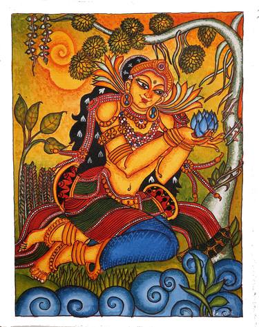 Print of Classical mythology Paintings by Kavitha Balakrishnan