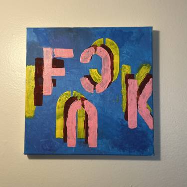 Original Pop Art Typography Paintings by Kyle Taylor